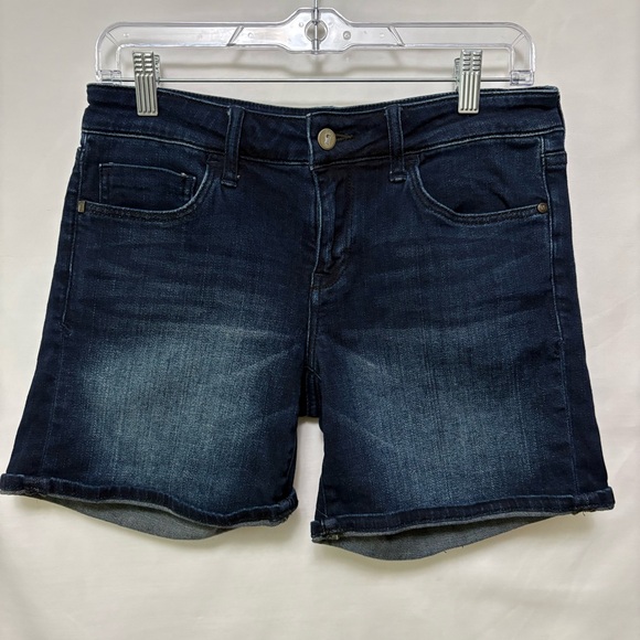 Pilcro and the Letterpress Stet Jean‎ Shorts Size 27 Dark Wash - Picture 1 of 11